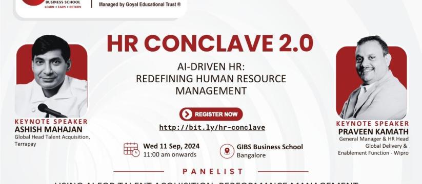 Join us at GIBS Business School for HR Conclave 2.0